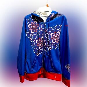 Collegiate hooded jacket. NWT. SIZE M